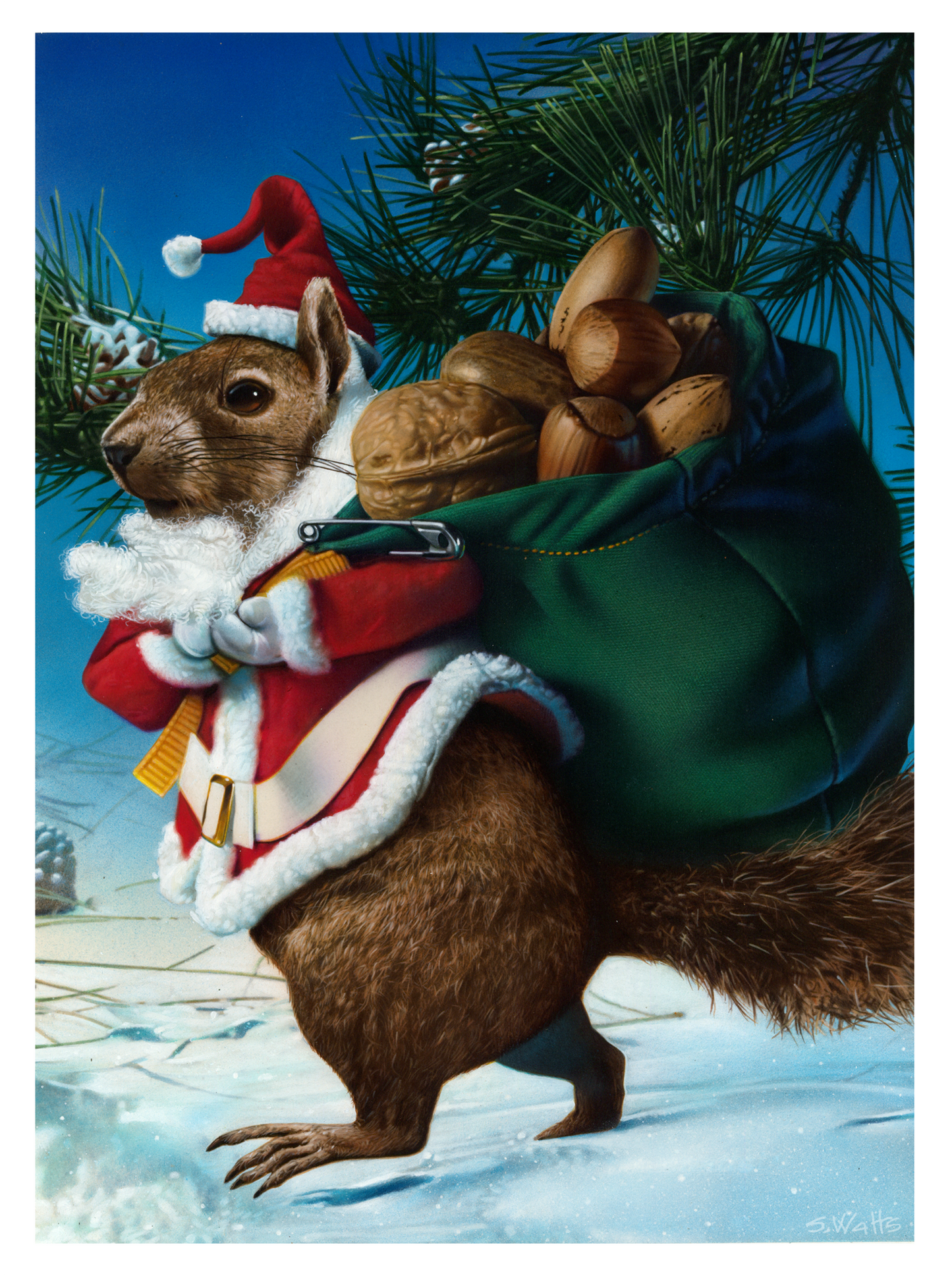Santa Squirrel