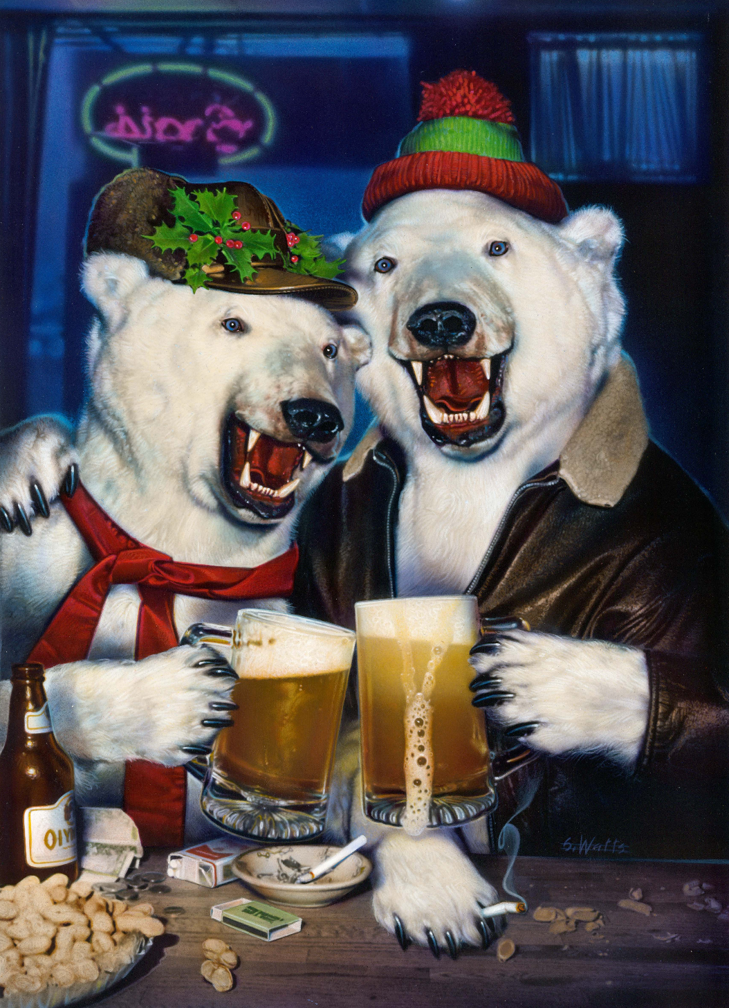 Drinking Bears